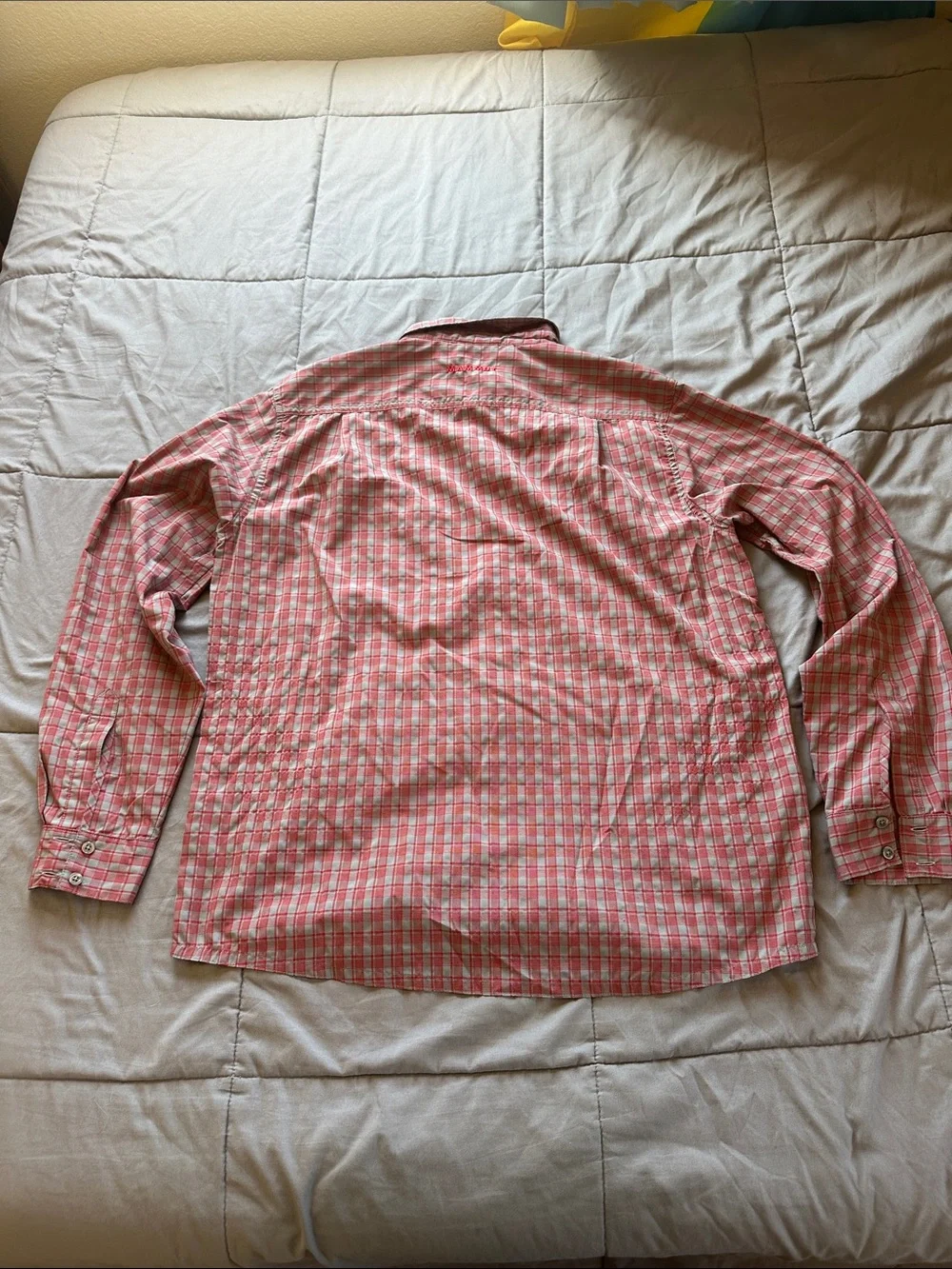 Mammut Men's red  Plaid Button-Up Shirt